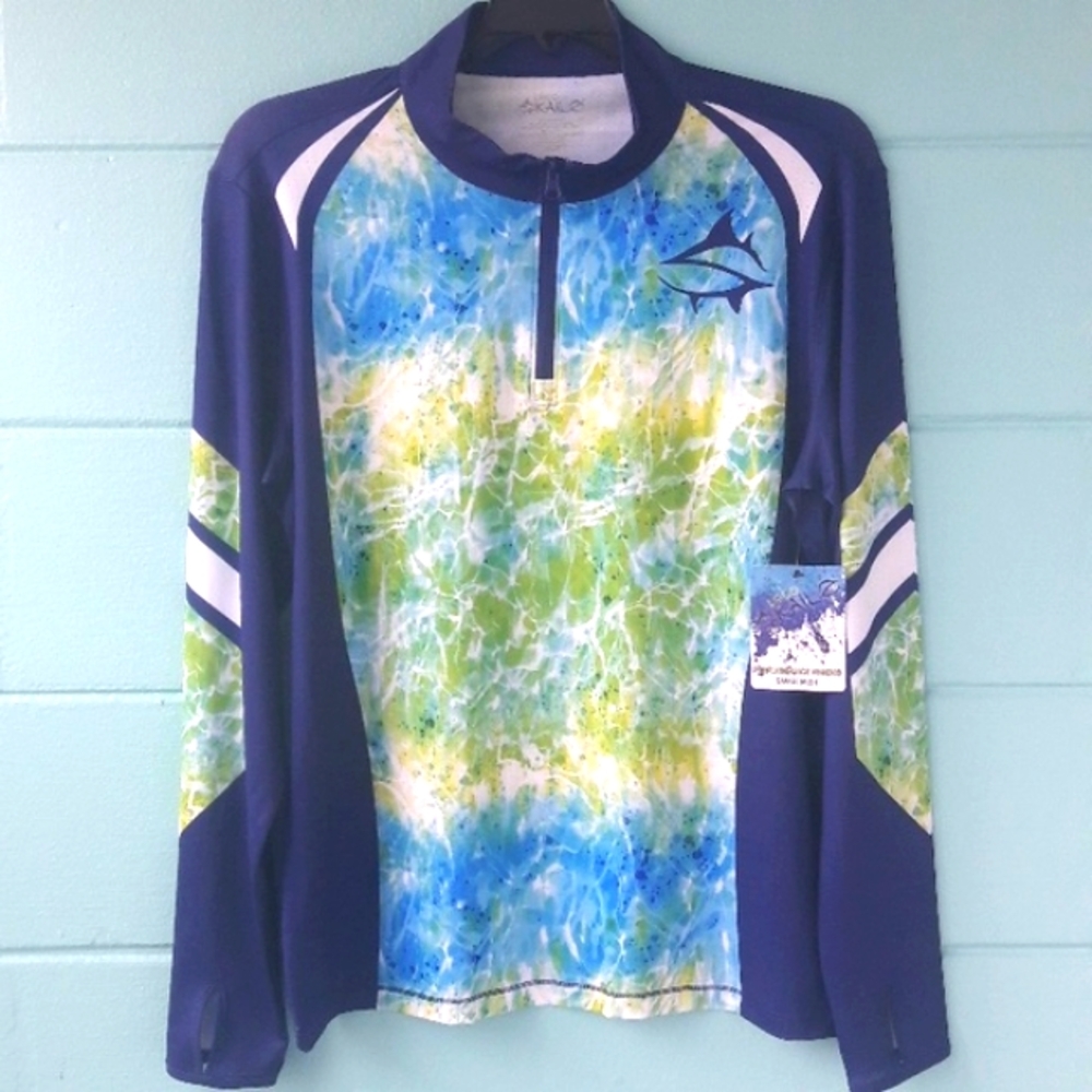 NWT "Loco Skailz" Men's Performance Fishing Shirt Medium, X-Large or XX-Large